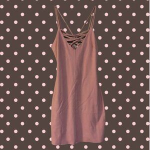pink, short dress, size small
